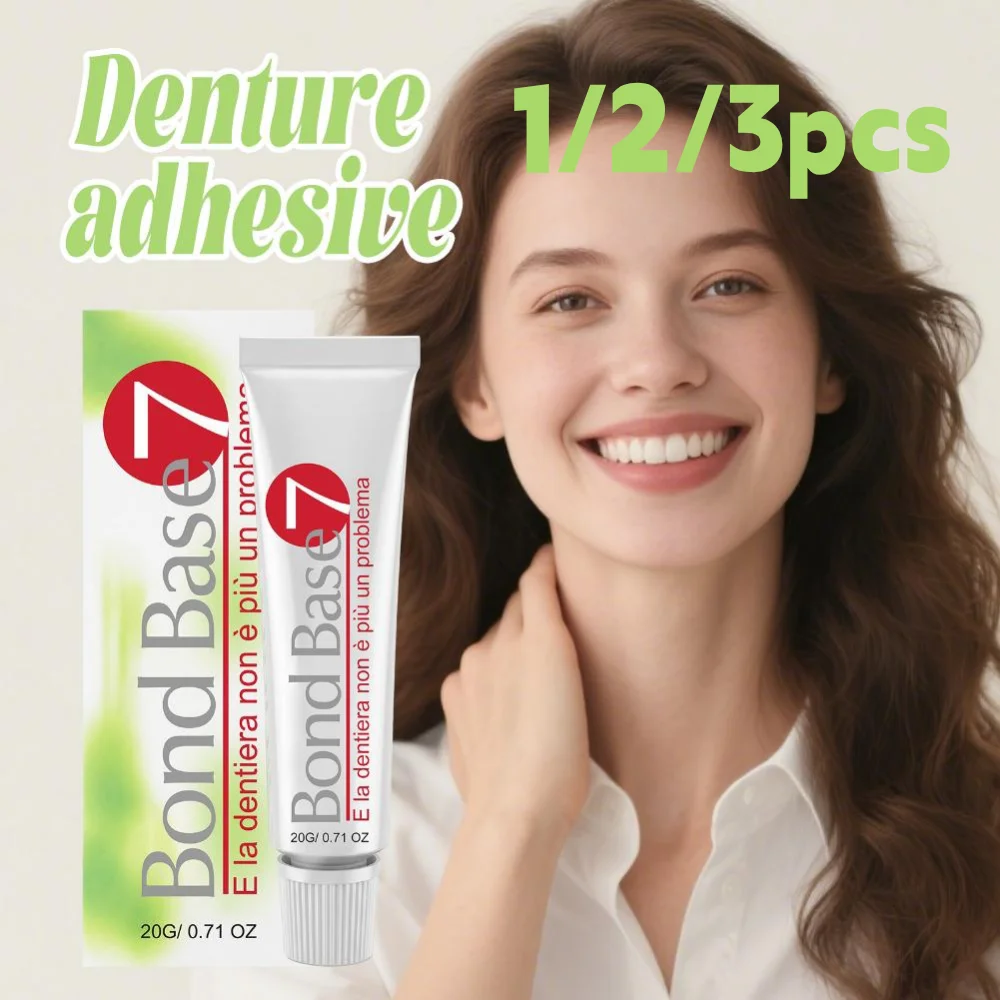 Thermoplastic Denture Adhesive Glue Silicone Reline Kit Reduce Gum Pain Dentures Fixing Cream Natural Looking Enhance Comfort