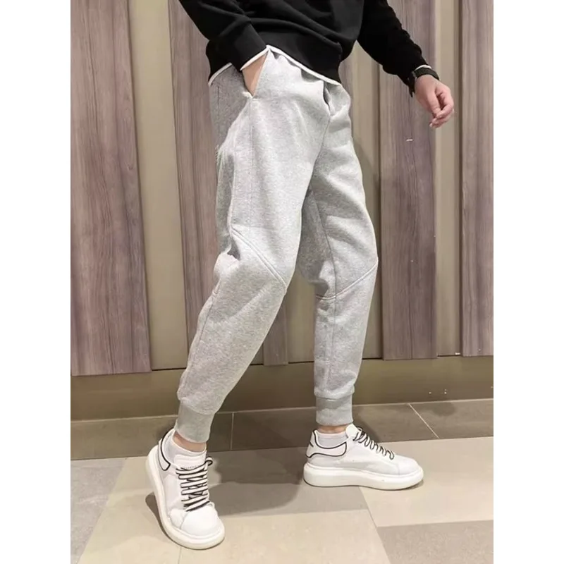 Spring Autumn 2026 New Men's Casual Sports Small Feet Pants Popular Versatile Leggings Trendy Handsome Slim Sweatpants