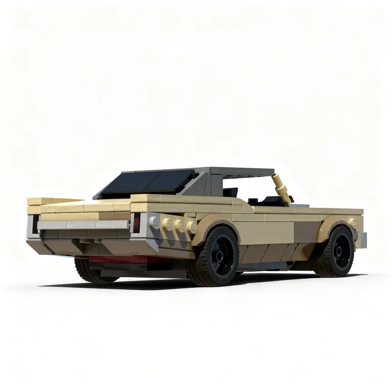 290pcs MOC City Champions Chevy Monte Carlo Fast Furious Tokyo Model Toy Building Blocks Construction Christmas Gifts Education