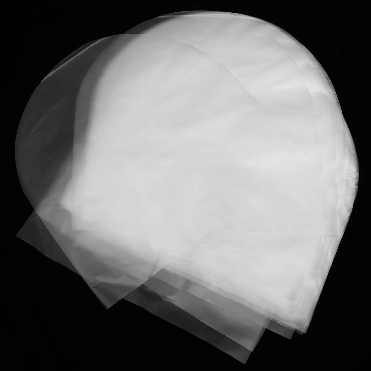 

50pcs Vinyl Record Protector Sleeve For 30Cm Cd Clear Plastic Cover Dust Scratch Resistant Storage Bag Inner Case