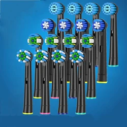 Replacement Toothbrush Heads for Oral B, Electric, Advance, Power, Pro, Health, 3D, Excel, Vitalidade, Interclean, Triumph, 4Pcs