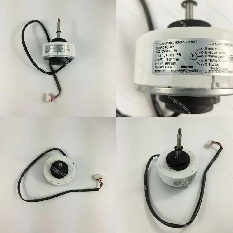 Brushless DC Fan Motor 11002015016180 ZKFP-30-8-308 Positive Rotation for Central Air Conditioning System Cooling