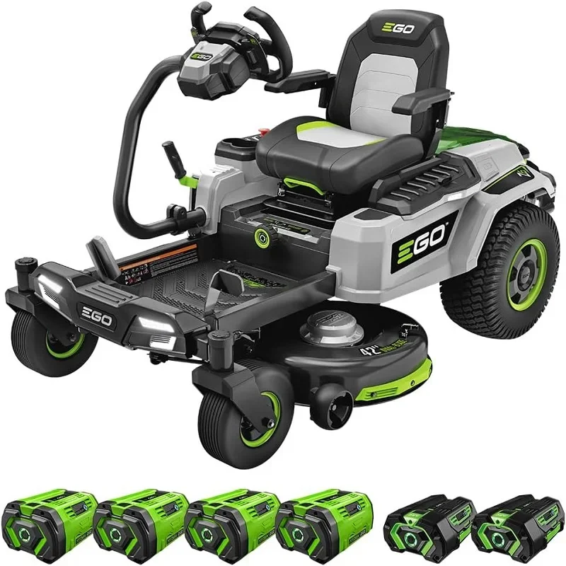 

Best Supplier Ego 42 Power + Z6 Zero Turn Mower with (4) 10.0Ah Batteries & 1600W Charger
