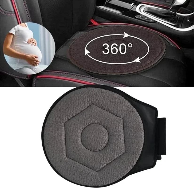 

360° Rotating Seat Cushion for Car Portable Rotating Memory Foam Car Seat Pad Disc Rotary Chair Cushions Pad for Elderly
