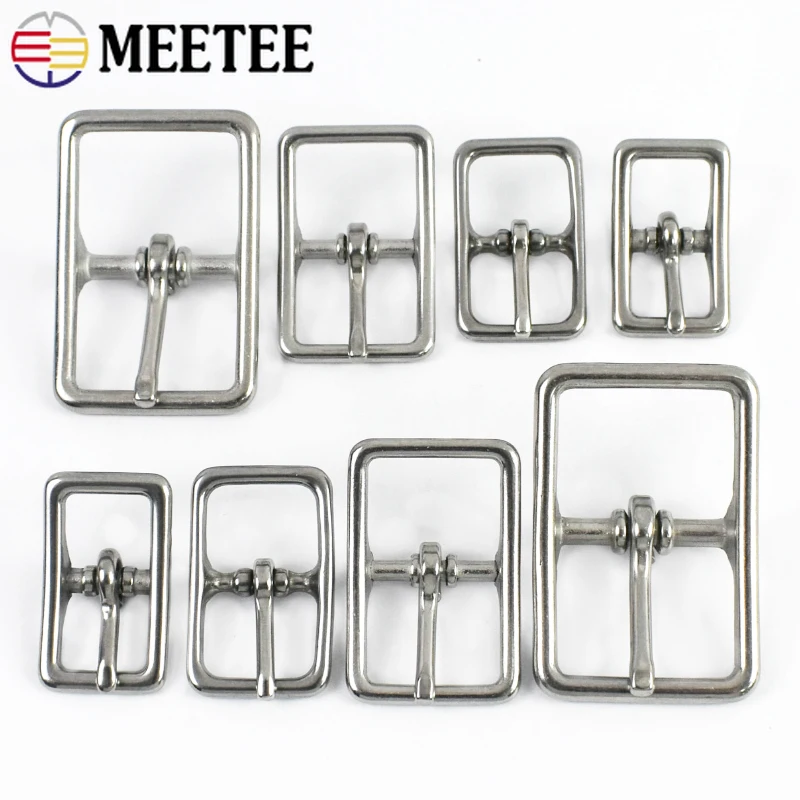 

1-5Pcs Stainless Steel Pin Buckles 13-27mm Bag Strap Belt Metal Buckle Leather Craft Dog Leash Clasp Loop DIY Sewing Accessories