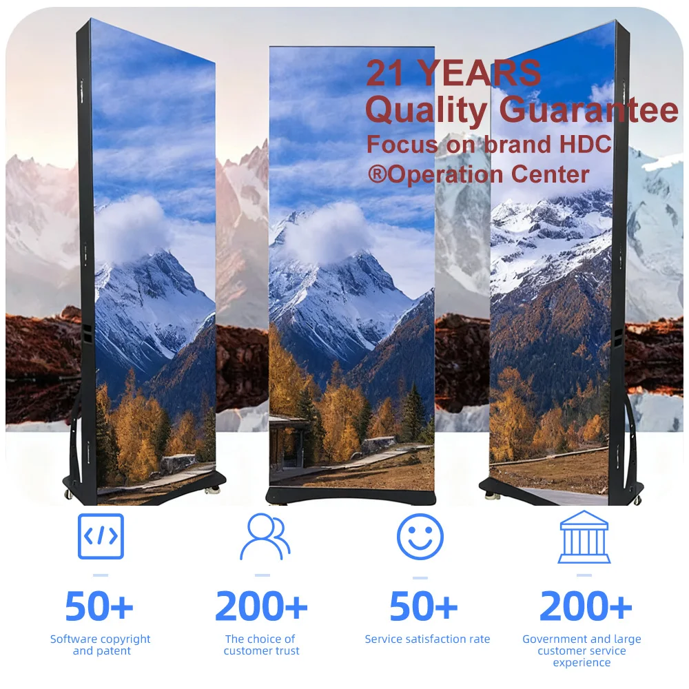 Best-selling Led Advertising Poster P0.9 Contrast Ratio Led Display Panel Advertising Led Screen for Department Stores