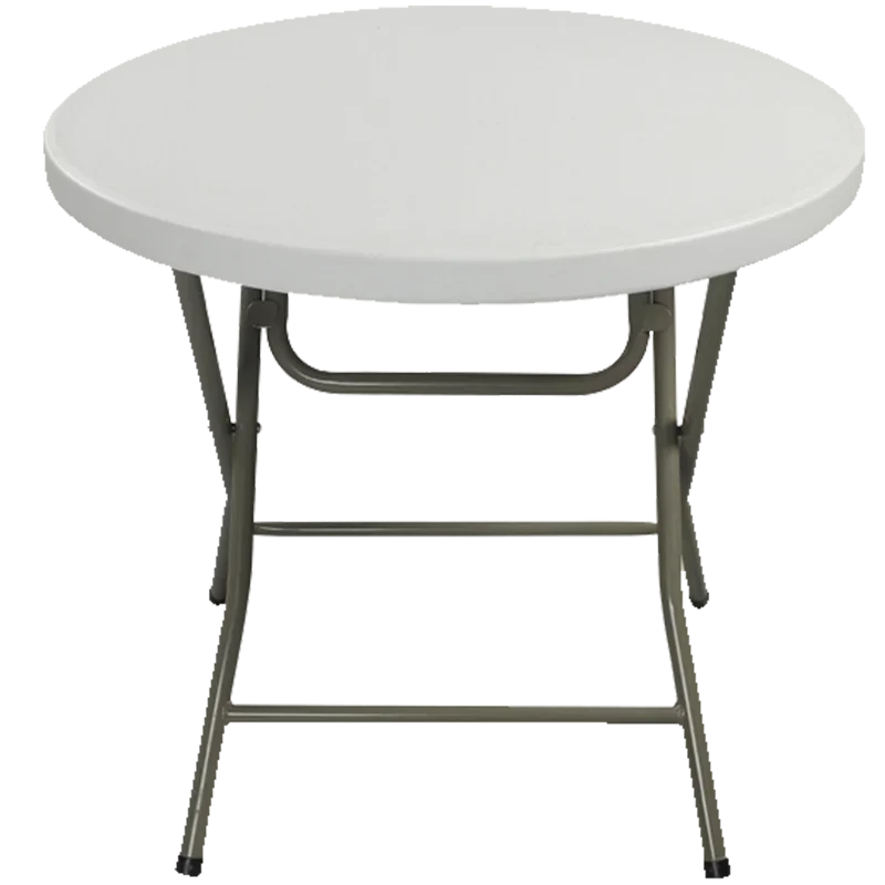 Reinforced foldable small round table simple dining tabl e household small apartment dining ta ble milk tea shop coffee tab le