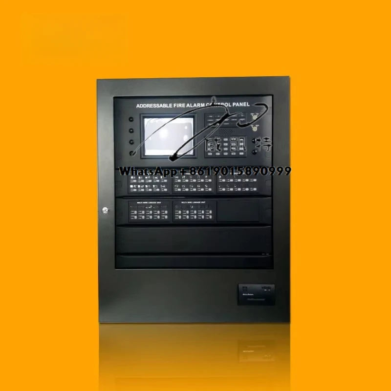 Sistema de detección de panel de control de alarma contra incendios inteligente listado GST200 IFP8 LPCB