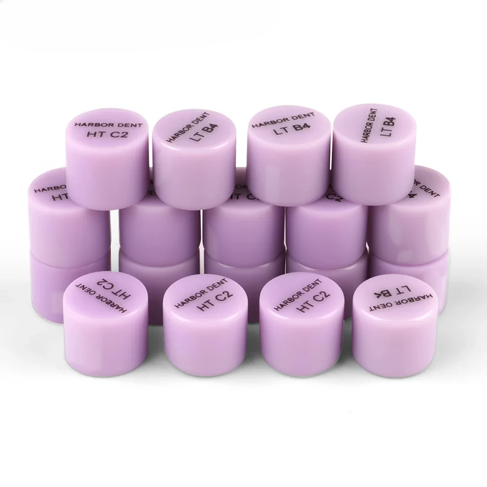 Lithium Disilicate Glass Ceramic Ingots DentalS Press Pills Compatible Ivoclar Vivadent IPS Press for Denture Materials