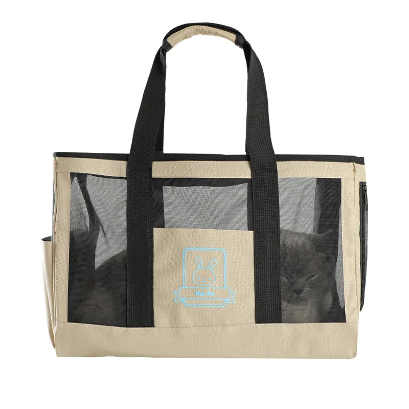กระเป๋าใส่สัตว์เลี้ยงเหมาะสําหรับสุนัขและแมวตัวเล็ก มีหน้าต่างที่ระบายอากาศได้ดี และสามารถเปิดด้านข้างได้ สะดวกในการพกพา กระเป๋าสะพายข้าง และพกพาได้