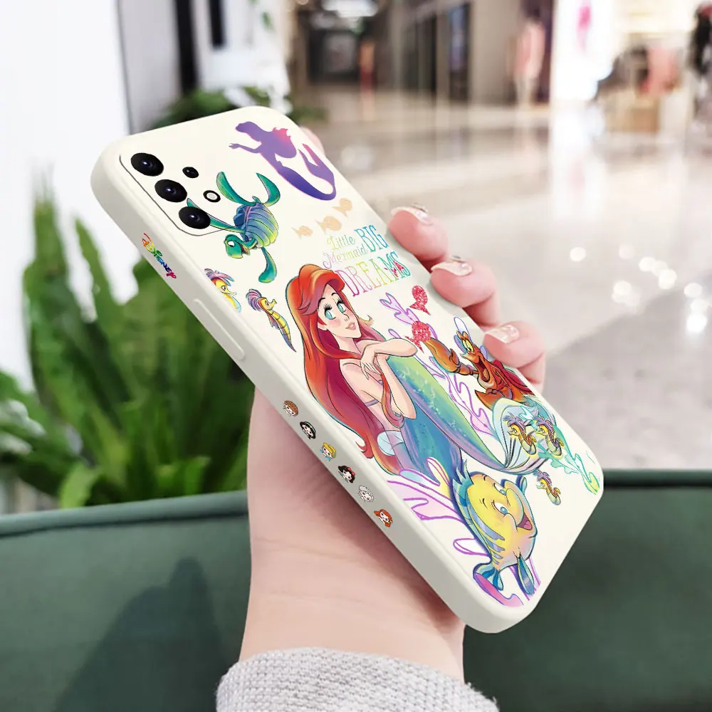 Disney Princess Ariel Phone Case For Samsung A91 A81 A73 A72 A71 A53 A52 A51 A50 A42 A33 A32 A31 A23 A33 A21S A20S A20 A14 Cover