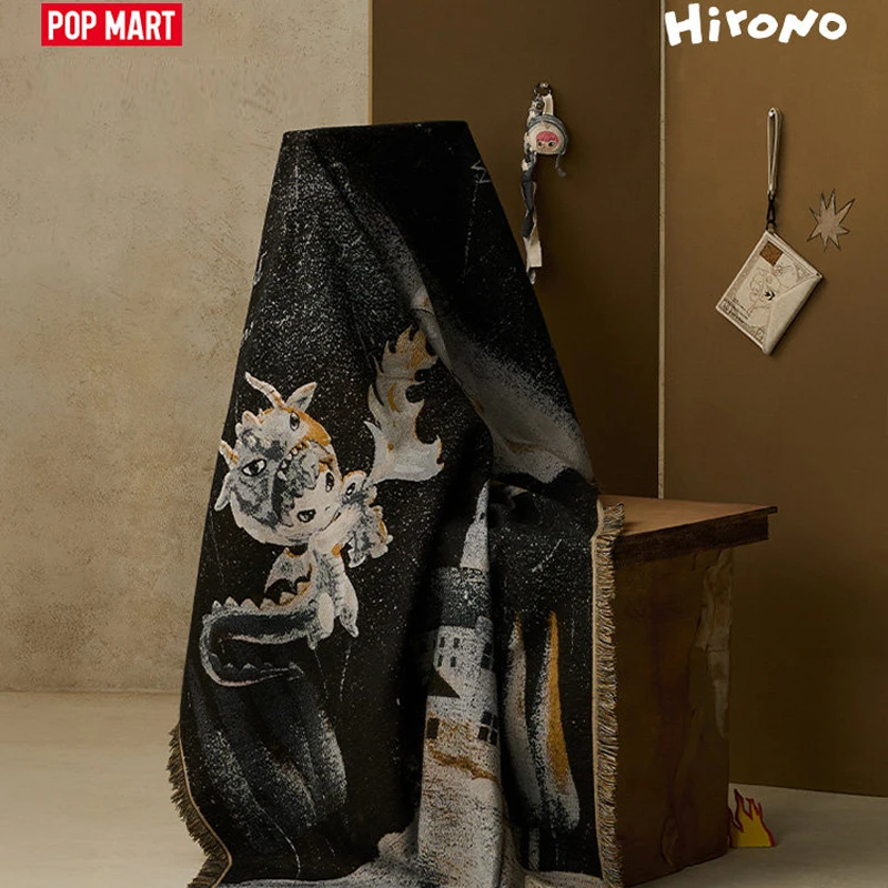 POPMART Hirono Mist Walker Series Jacquard Throw Blanket Trendy