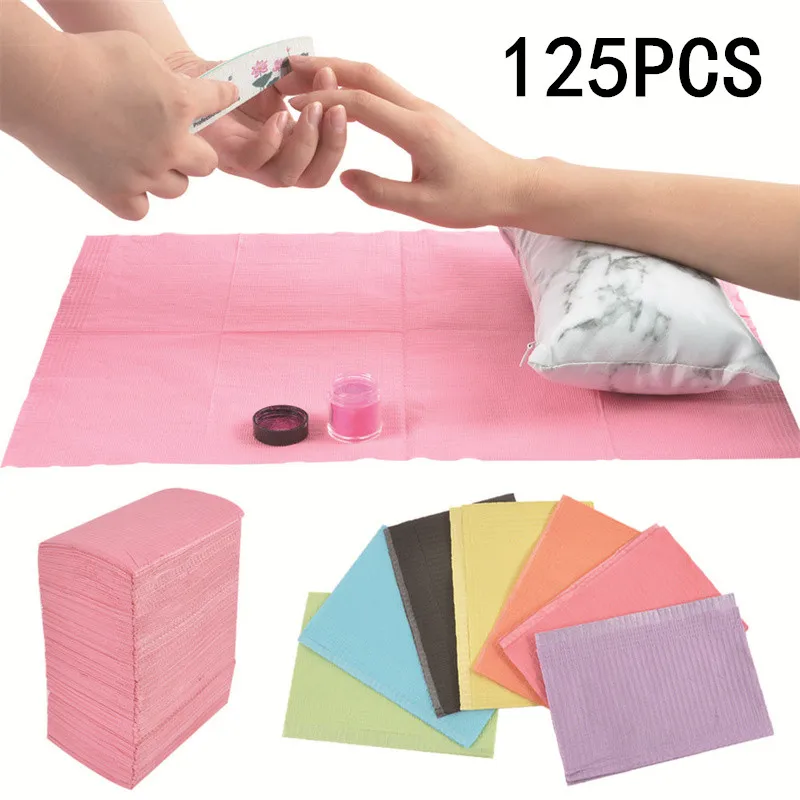 20/125pcs Disposable Tablecloth Waterproof Tattoo Clean Pad Tattoo Bibs Table Covers Clean Pad Dental Napkins Tattoo Accessories