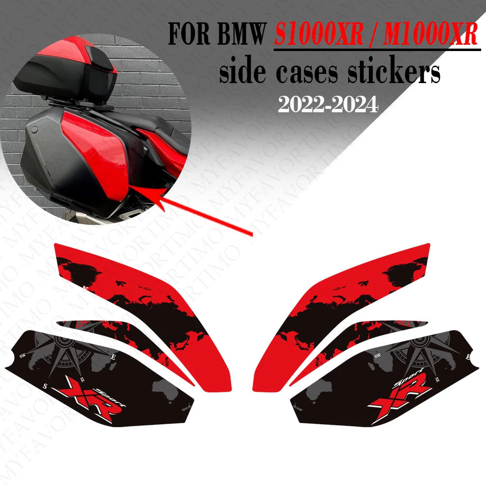 For BMW S1000XR M1000XR Touring Package Decals Trunk Luggage Cases Panniers Stickers for F900XR F 900 XR S 1000 Models 2022-2024