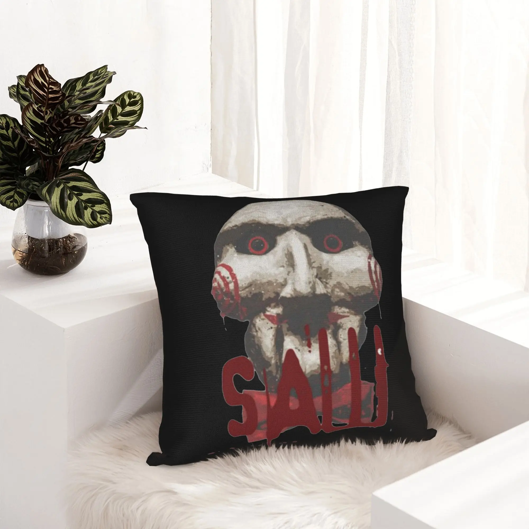 Saw Movie Pillowcase Soft Polyester Cushion Cover Decorations  Throw Pillow Case Cover Home Dropshipping 45X45cm