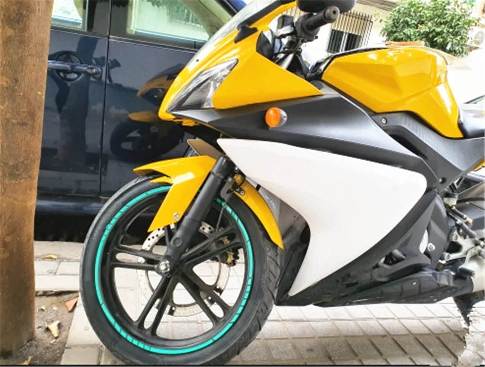 Motorcycle personality modified steel wheel hub sticker for YAMAHA FZ6R FZ8 MT-07 FZ-07 FZ-09 MT-09 SR FZ6 FAZER view 4
