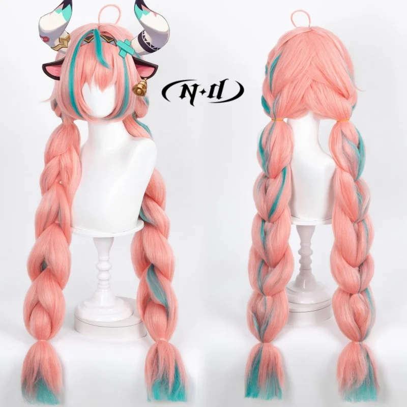 ND Varesa Cosplay Wigs Hairpiece Genshin Impact Cosplay Hair Wigs for Women Comic Con Coser Costume Theme Party Heat Resistant