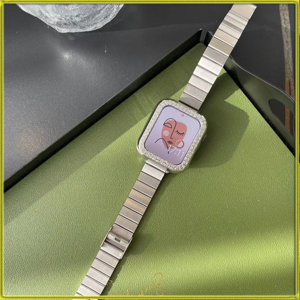 

Браслет для часов, новый ремешок для часов Apple Watch, винтажный металлический тонкий ремешок из нержавеющей стали для часов iwatch7123456se