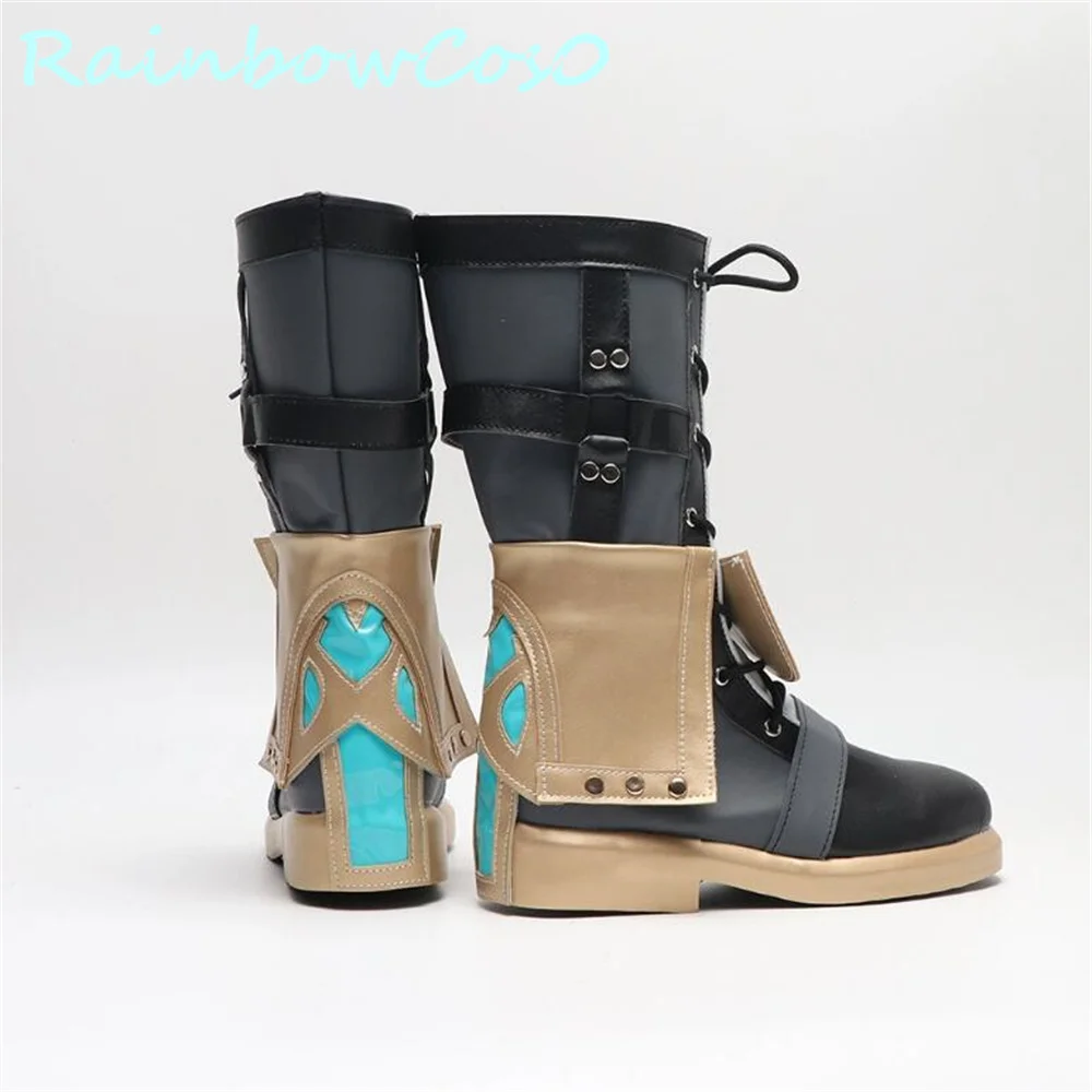 Freminet-zapatos de Cosplay Lyney Genshin Impact, botas de juego de Anime, Halloween, Navidad, RainbowCos0, W3522