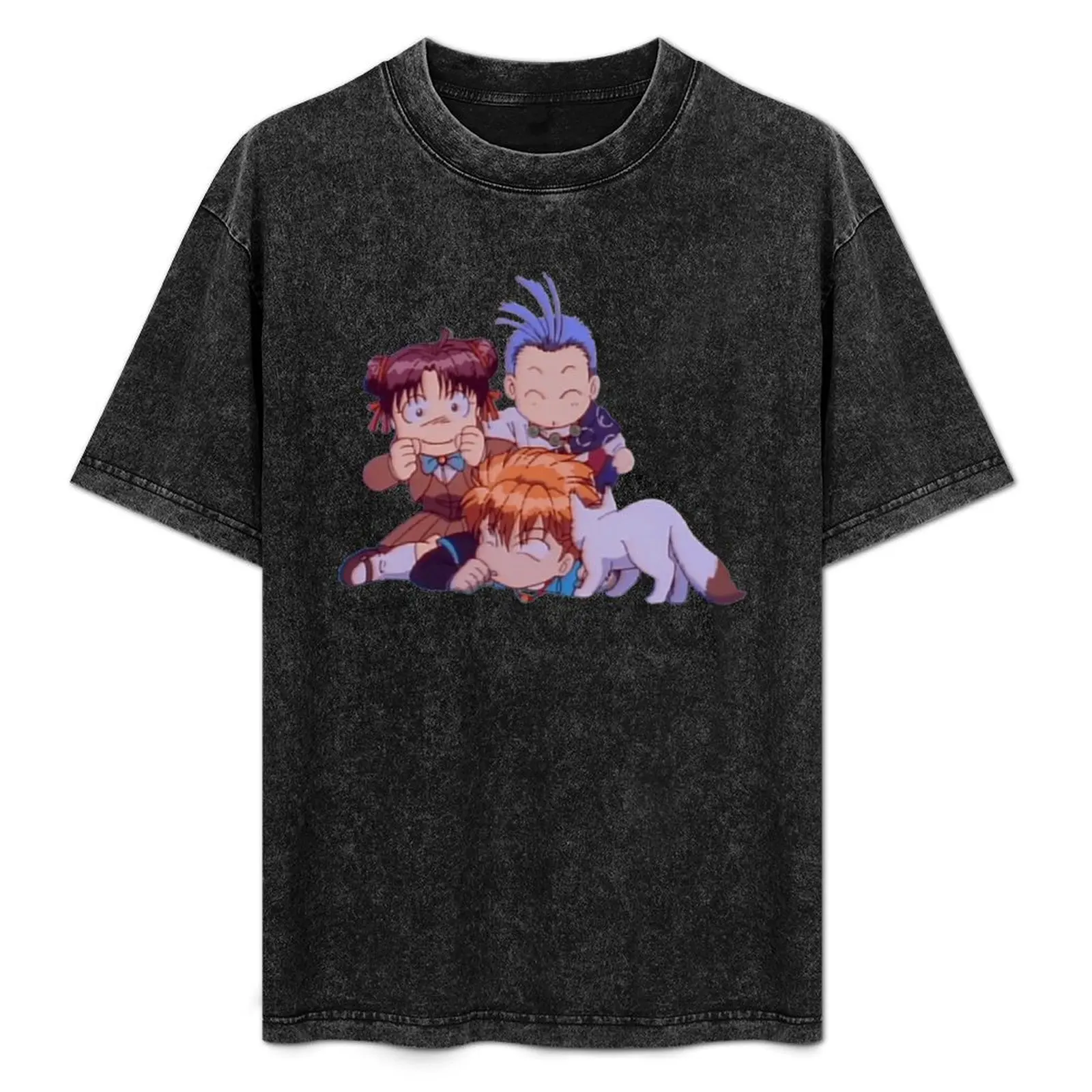 Fushigi Yuugi Divertido. Camiseta Miaka, Tasuki, Chichiri, camiseta de manga corta con estampado moderno