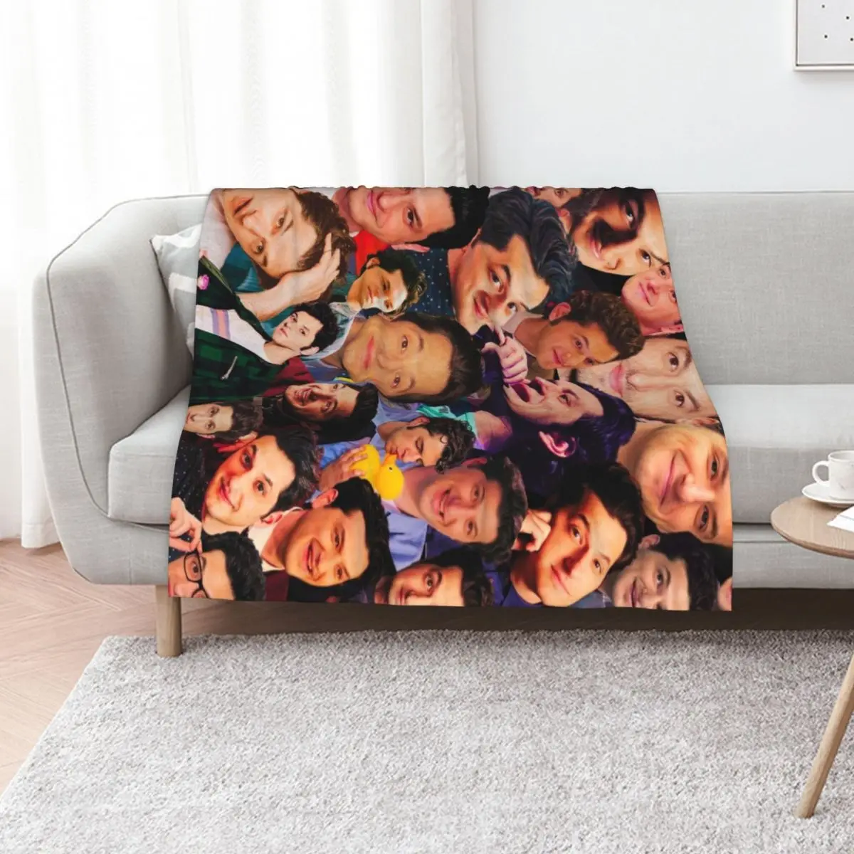 

Ben Schwartz Collage Throw Blanket Baby Sleeping Bag wednesday warm for winter Blankets