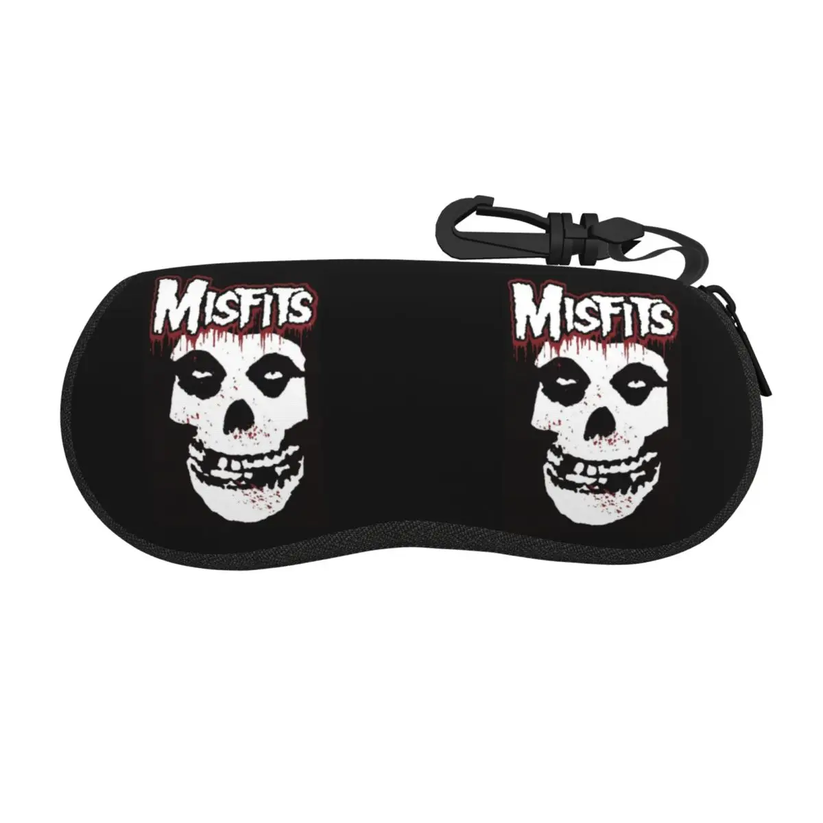 Misfits Skull Shell Glasses Case Portable Sunglasses Box Women Men Soft Eyeglass Bag Pouch