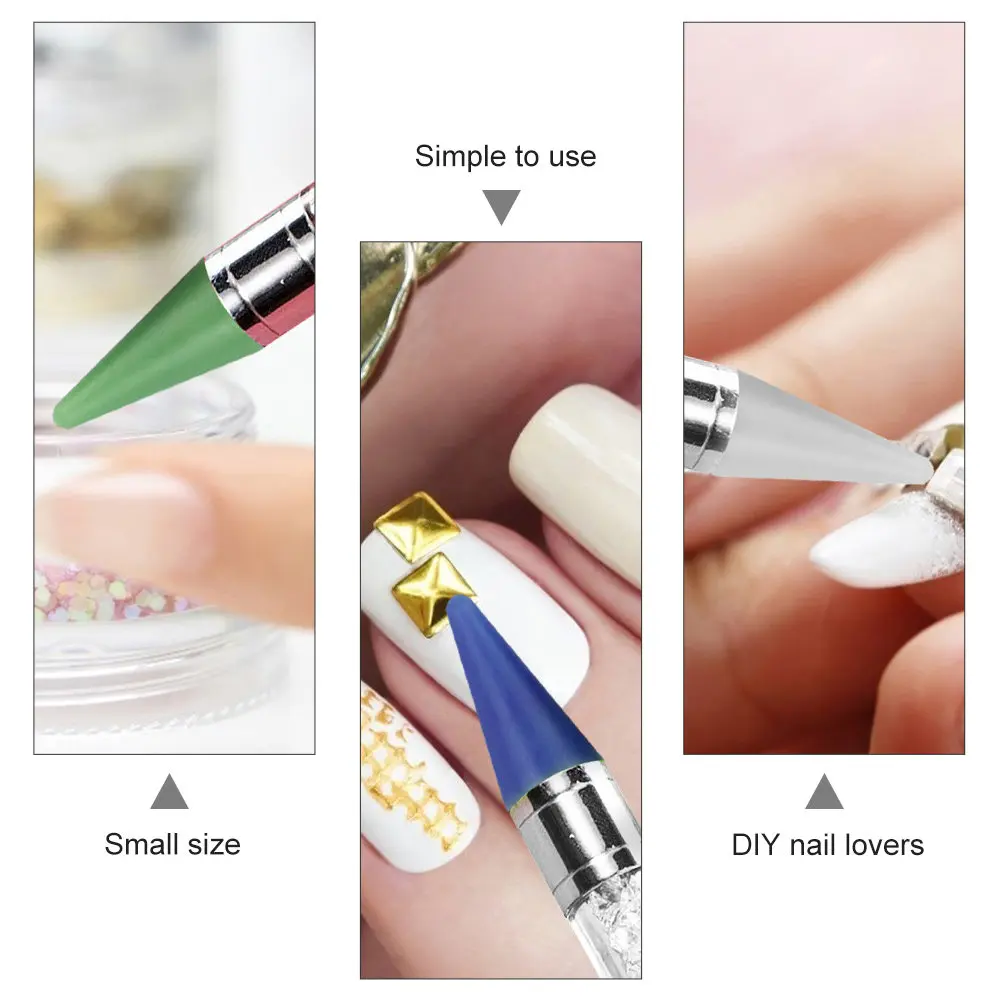 

Набор из 12 аппликаторов для дизайна ногтей: инструмент для нанесения страз, воска, ювелирных украшений, бусин, аксессуары для маникюра и DIY-дизайна