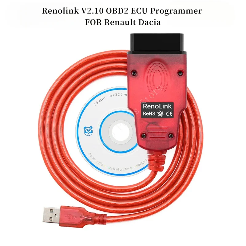 

Программатор ECU Renolink V2.10 OBD2 для Renault Dacia, кодирование ключа, подушка безопасности, сброс, диагностический инструмент, обновление от V1.99