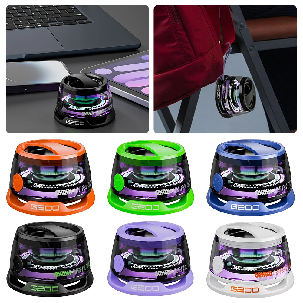 Магнитный Bluetooth-совместимый динамик с длительным сроком службы батареи Мини-карманный динамик для внутреннего и наружного использования