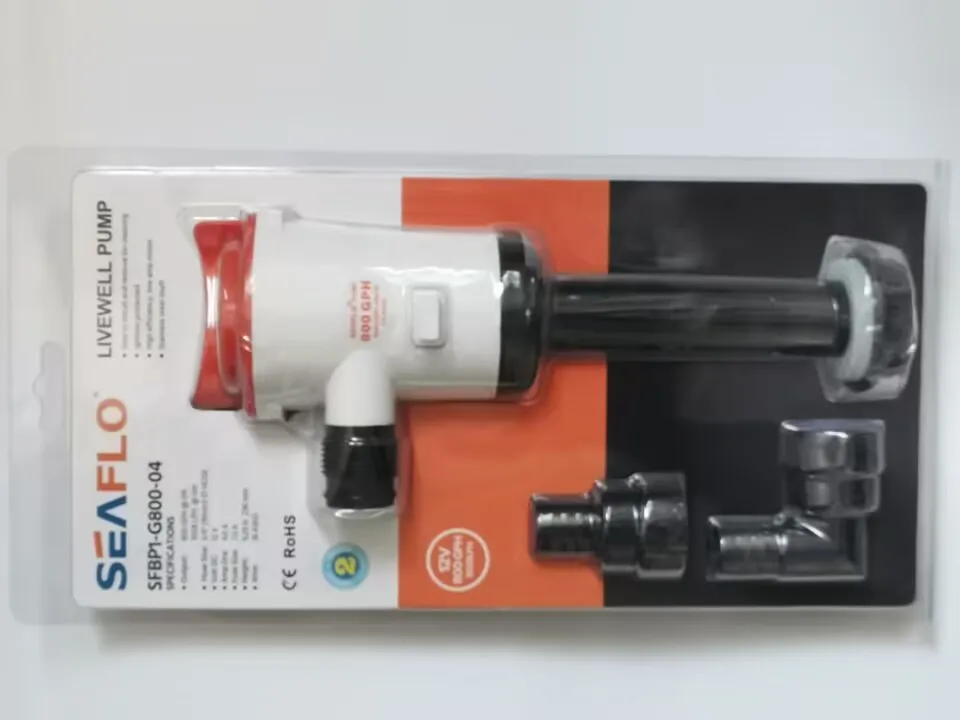 

Submersible Pump SFBP1-G800-04 12V 800GPH Deep Well Pump for Yacht Boat Marine