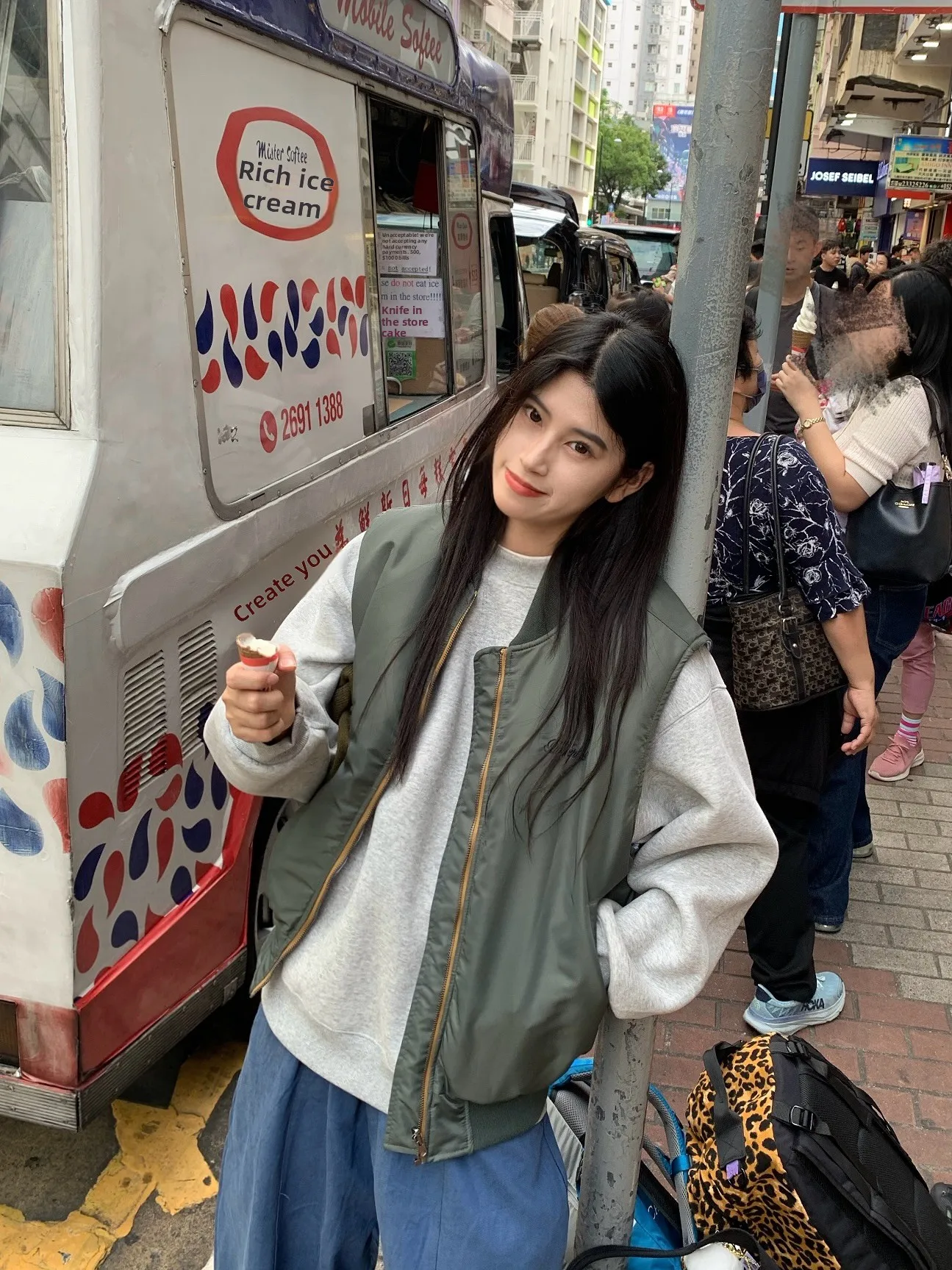 

Ретро-жилет в американском стиле с молнией, из нейлона и хлопка, повседневный, двусторонний, в полоску, с полиэстеровой подкладкой, верхняя одежда для подростков