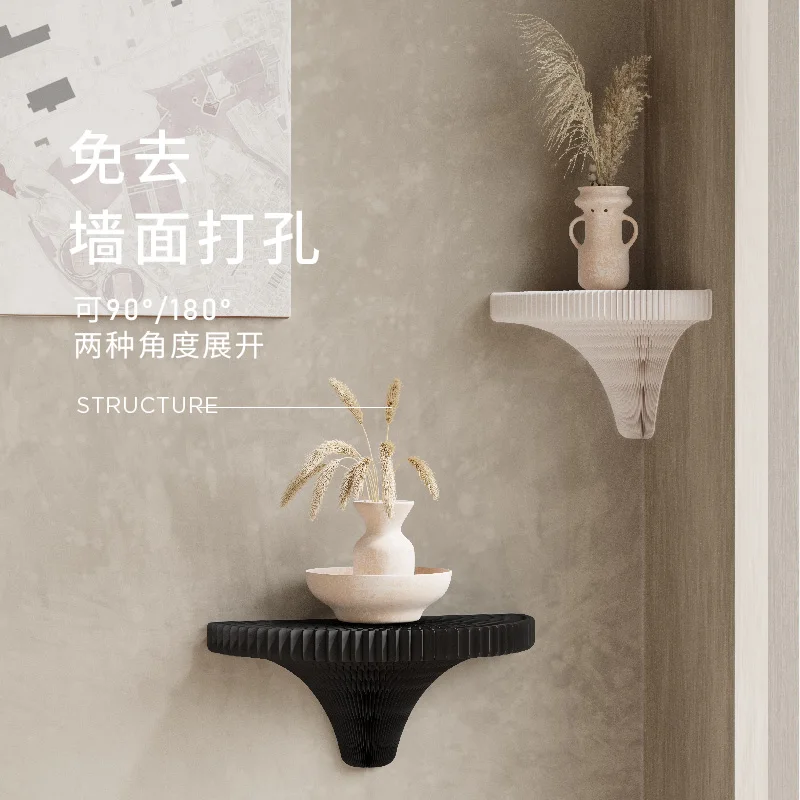 

Shelf Hanging Wall Baffle Bookshelf Decorative Shelf No Punching Shelf