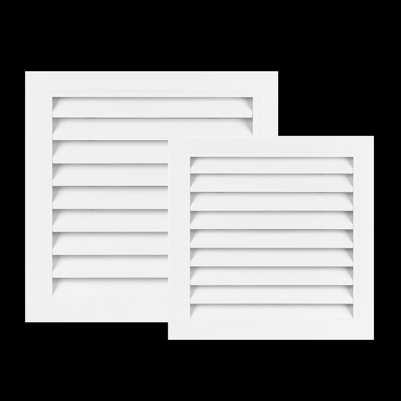 1Pcs Aluminum Alloy Rainproof Louver Vent Grille Cover for Wall Exhaust Outlet, Perforated Ventilation Heat Dissipation Dust