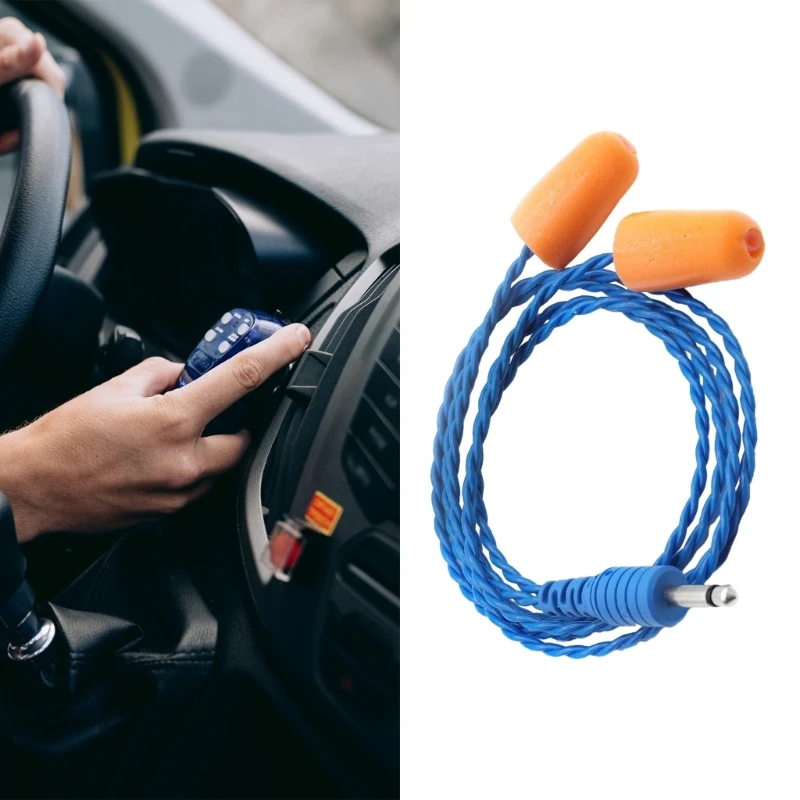 プロフェッショナルラジオフォームイヤホンオートレーシングフォームイヤホン 3.5 ミリメートルプラグスピーカーインナーイヤー型レーシングラジオ通信