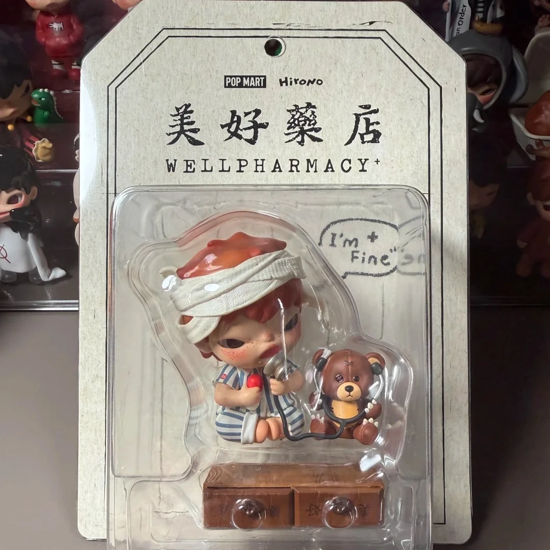 

POP MART Hirono Wellpharmacy: Серия «Красивая аптека» – Керамическая кружка с фигурками, милые коллекционные игрушки-сюрпризы, подарки в наличии