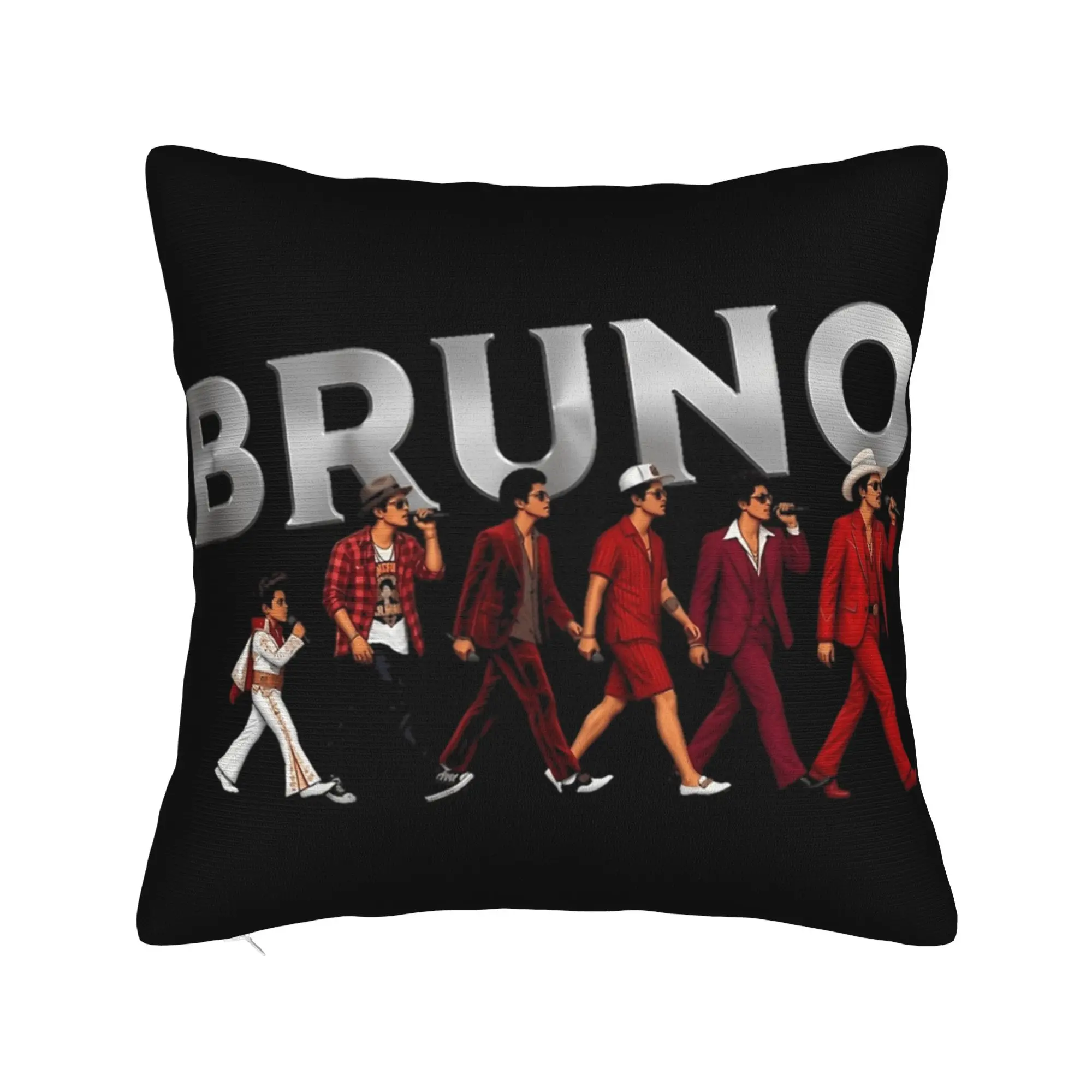 Decorative Pillow Cover Bruno Mars Romantic Tour 2026 Stuff Seater  Pillow Case Cover Zipper Multiple Sizes