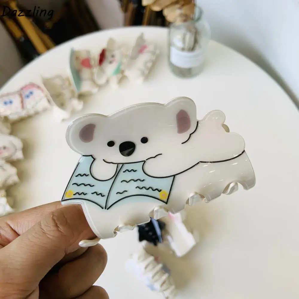 

Waterproof Cartoon Animal Shark Clip Sweet Hairgrips Acrylic Hair Claw Korean Style Headwear Women Hair Accessories Daily