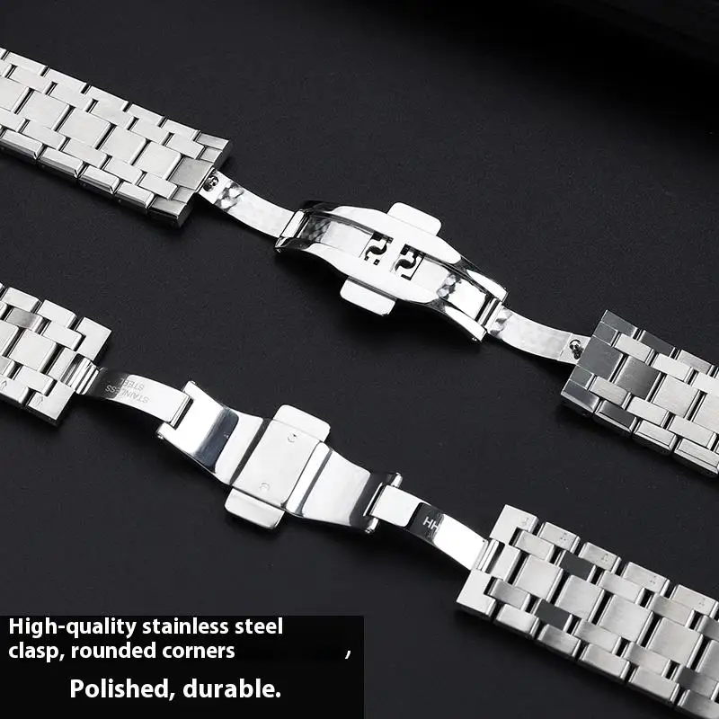 High Quality Precision Steel Watch Strap For Maurice Lacroix AIKON AI6008 AI6058 AI6007 AI1108 Watchband Quick Release Interface