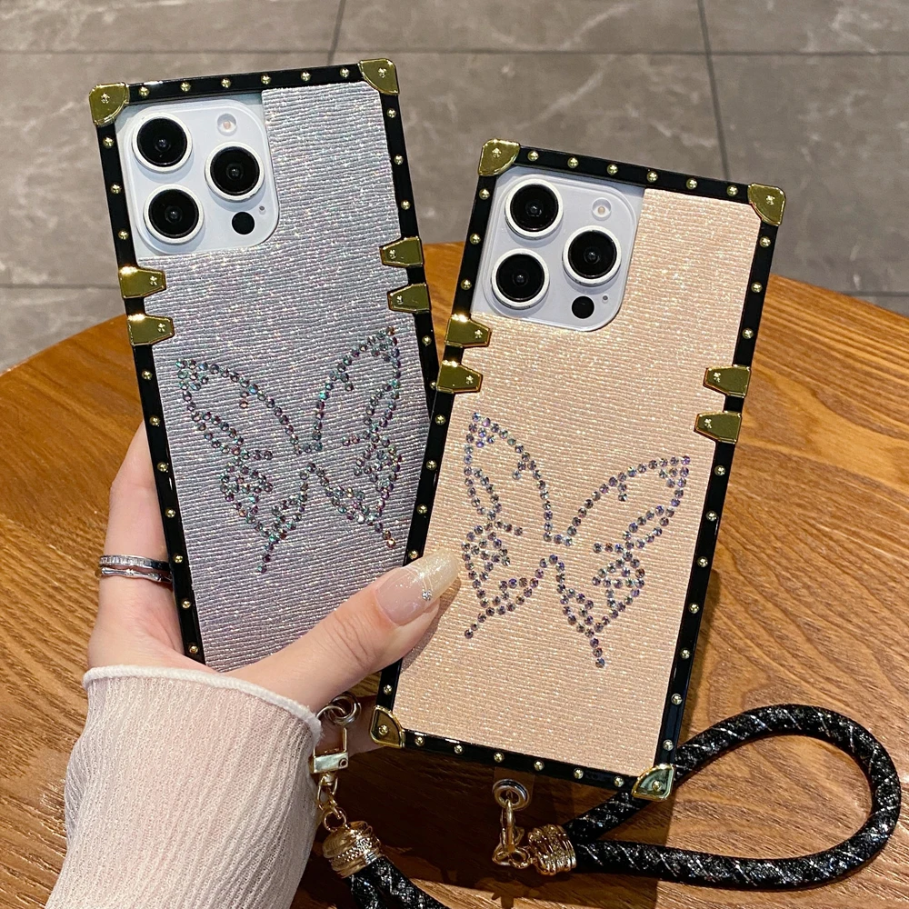 Luxo glitter retro capa de telefone bowknot diamante caso para xiaomi redmi nota 13 pro 13c nota 12 pro 12c 10 pro 11 pro 10c 9a 9c