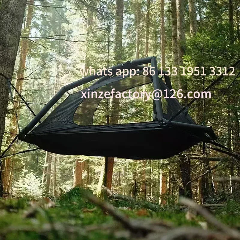 

Customizable Hanging Shelter Inflatable Tent Outdoor Single Rain Protection Sun Protection Camping Hammock