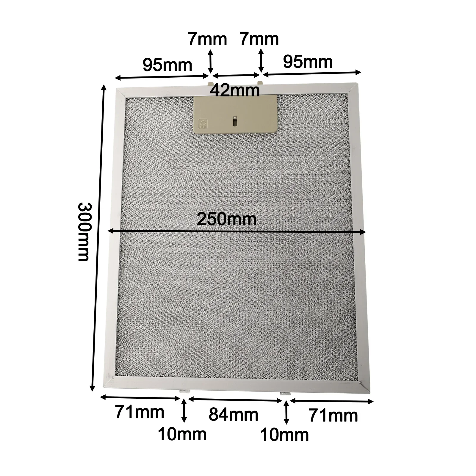 Aluminum Mesh Filters Grease Filters Improved Filtration Kitchen Extractor Hoods Optimal Performance Pack Of 3