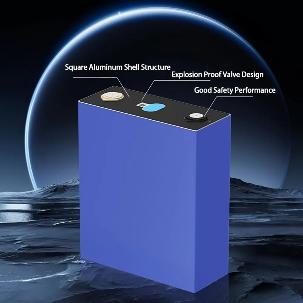 3.2 فولت 230 أمبير LiFePO4 خلايا بطارية ليثيوم فوسفات الحديد بطارية دورة عميقة ، إمدادات الطاقة للمركبات الترفيهية ، قارب ، عربة جولف ، المحرك ، UPS