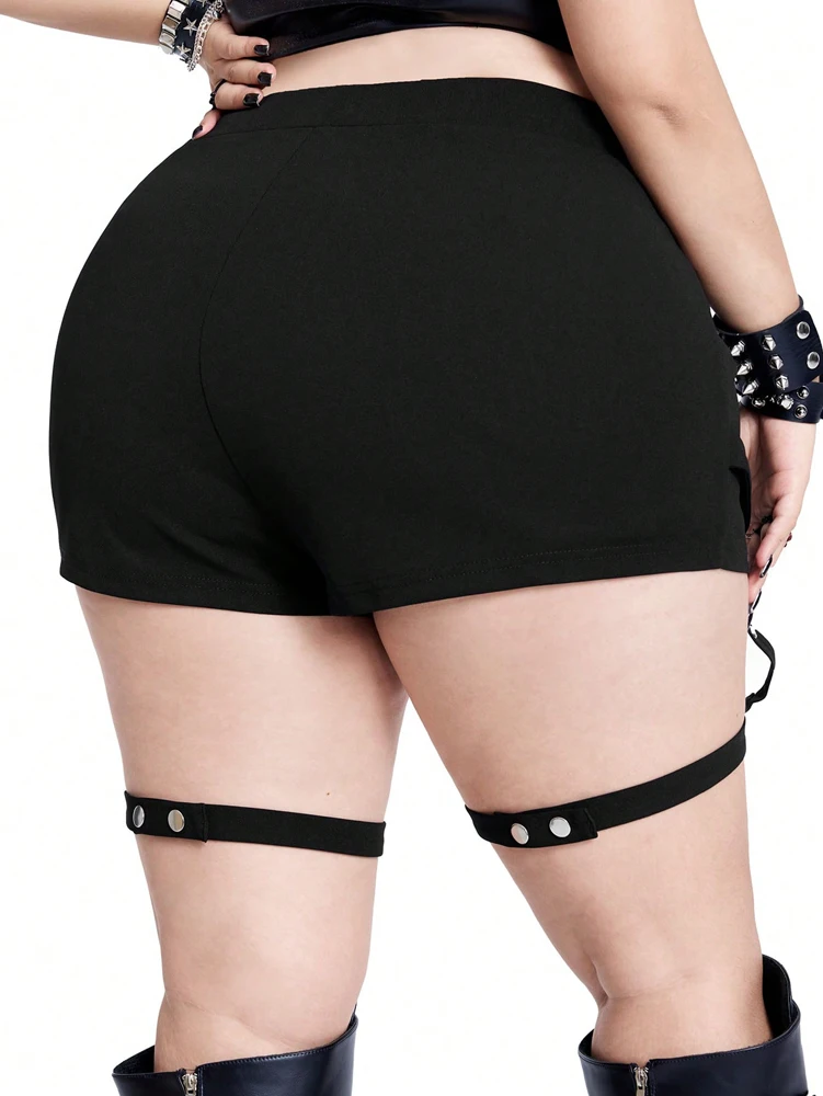 زائد حجم كبير الربيع الصيف الظلام الترفيه الشرير برشام المرأة السراويل لون نقي مثير موضة الورك رفع الرغبة النقية #5