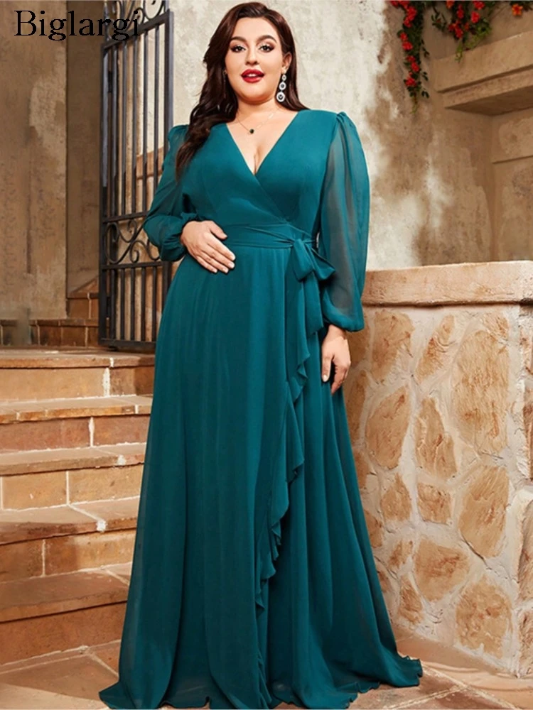 

Весеннее шифоновое платье больших размеров, женское элегантное лоскутное платье Modis, прозрачное женское платье с длинными рукавами, женское вечернее платье нестандартной формы