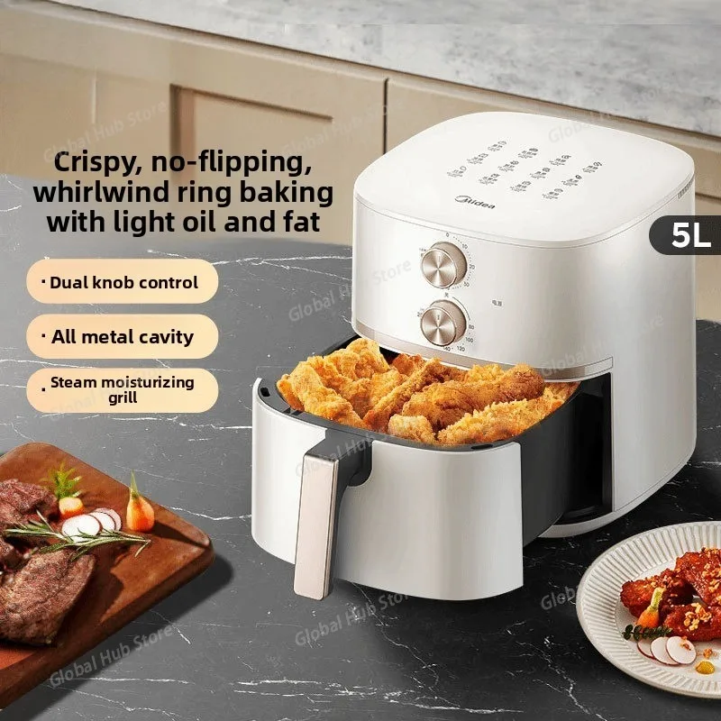 

MF-KZE5059 Air Fryer, Household Smart 5L Large-capacity Electric Oven, Multi-functional in One