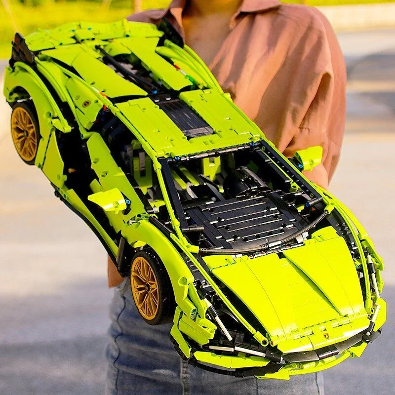 

3696PCS Technical Building Blocks Racing Car Static Model Or Remote Control Electric RC Car Version Optional Assembly Bricks Toy