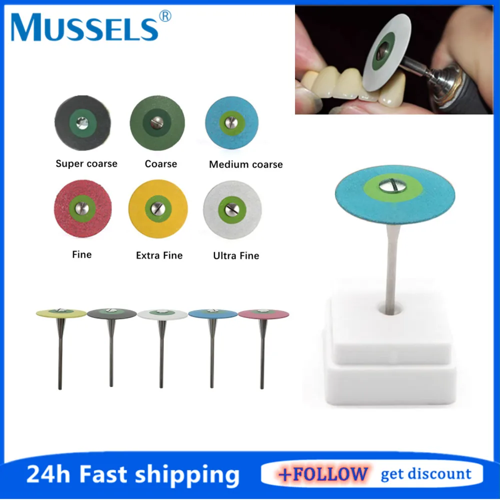 

1pc Dental Rubber Diamond Polisher Wheel Polishing Disc For Porcelain Zirconia Polisher Restorations HP Dentist Lab Instrument