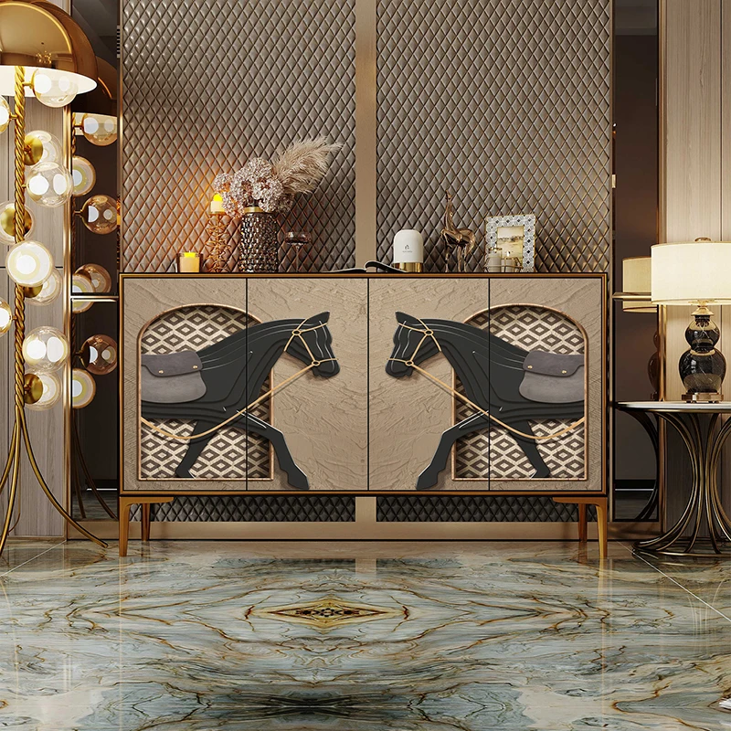 Living Room Cabinets Storage ModernMinimalist Vintage Delicacy Nordic Display Cabinet Nordic Elegant Muebles Home Furniture