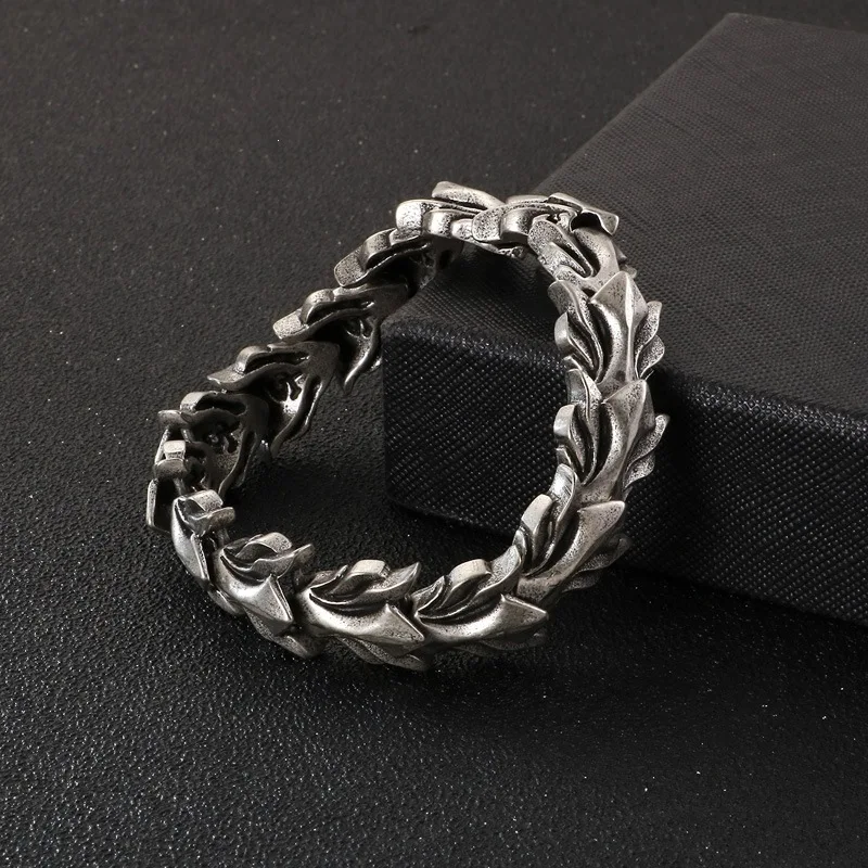 Trendy And Stylish Stainless Bone Chain, Men'S Steel Bracelet, Available