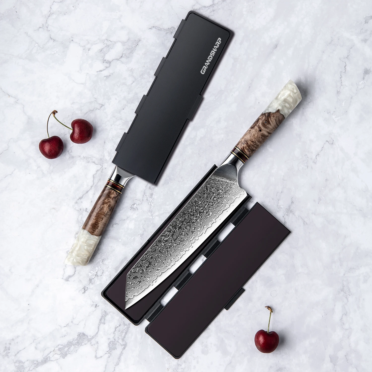 Grandsharp Plastic Magnetic Knife Sheath Flip Over Cover Blade Protector Kitchen Knife Storage Safe & Lightweight Strong Magnet